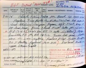 Cited logbook page